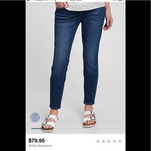 Maternity, perfect condition, like new GAP maternity Jean. Like new.
